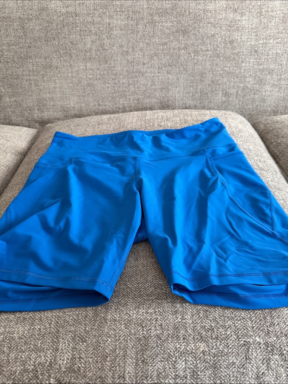 Old Navy Bright Blue Bike Shorts with Wide Waistband